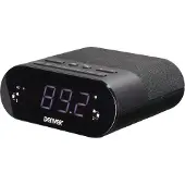 Denver CRQ-107, Digitaler Wecker, Rechteck, Schwarz, 24 h, PLL, Radio/Summer