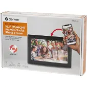 Denver Digitaler Fotorahmen - 10,1 Zoll - FLAT DESIGN - HD - Frameo App - WiFi - IPS Touchscreen - 16GB
