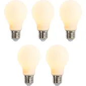 LUEDD 5er-Set dimmbare LED-Lampen E27 A60 matt 5W 380lm