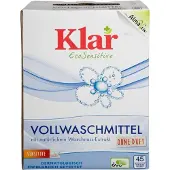 Klar Vollwaschmittel mit Waschnuss-Extrakt 2,475kg