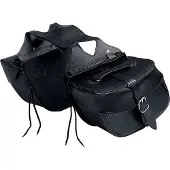 Qbag Kunstledersatteltaschen 08 Abnehmbar 20L Retro-Stil