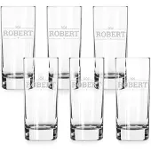 Royal Leerdam Longdrinkglas mit Gravur (6 Stück)