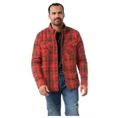 FASTWAY Men 191 Aramid Motorrad-Hemd Herren Baumwolle schwarz, 3XL