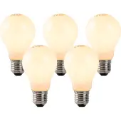 LUEDD 5er Set E27 LED Glühlampen Opalglas 3W 250 lm 2200K