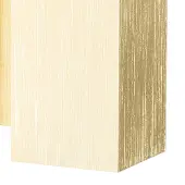 QAZQA - Moderne Wandleuchte Gold I Messing quadratisch - SandyI 2-flammig I Wohnzimmer I Schlafzimmer I Up & Down - Aluminium Rechteckig - LED geeignet GU10