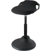 Deltaco DELO-0303, Gepolsterter Sitz, Höhenverstellung, 1 Bein(e), 9,6 kg