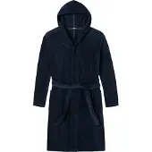 Schiesser Bademantel Damen 128545 Essentials Navy-XL
