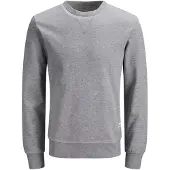 Jack & Jones Sweatshirt "JJEBASIC mit Flaglabel und weicher Baumwollmischung", unifarben, modisch, regular fit, Baumwolle, Rundhals