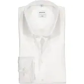 Seidensticker Businesshemd "Schwarze Rose", Herren, Gr. XL (44), normale Ärmellängen, weiß, 100% Baumwolle, unifarben, skinny fit, 2-Knopf-Manschette, Hemden Businesshemd, X-Slim 1/1 Kentkragen Uni
