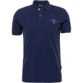 Napapijri Modisches Herren-Poloshirt in Blau mit Stickerei und Logo