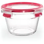 EMSA Clip&Close Glass Vorratsdose 900 ml Glas Rot
