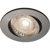 Nordlux 5 x LED Einbaustrahler Octans Nickel schwenkbar 5 x 4,8W GU10 345lm warmweiß 2700K