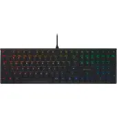 Cherry MX 10.0N, Kabelgebunden, USB, Mechanischer Switch, QWERTY, RGB-LED, Schwarz