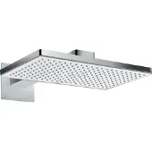 Hansgrohe Rainmaker Select, Fester Duschkopf, Chrom, Weiß, Zimmerdecke