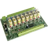Velleman relaiskarte 8-Kanal 160 x 107 mm 12V AC/500mA