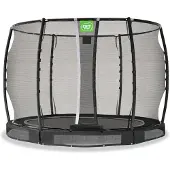 Exit Allure Premium Trampolin ø305cm, Bodentrampolin, Schwarz