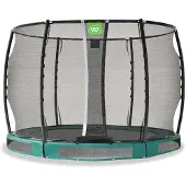 Exit Allure Premium Trampolin ø305cm, Bodentrampolin, Grün