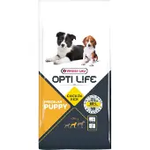 Opti Life Puppy Medium Hundefutter | 2 x 12,5 kg