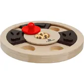Flamingo Hölzerne Gehirn Zug hera - 25 cm Hund