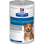 Hill's Pet Nutrition Derm Complete Skin Care & Food Sensitivities Nassfutter für Hunde (Dose)