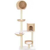 vidaXL Katzen-Kratzbaum Sisal Seegras