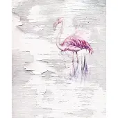 Komar Vliestapete "Digitaldruck Vlies - Pink Flamingo - Größe 200 x 250 cm" bedruckt glatt Wohnzimmer, Schlafzimmer