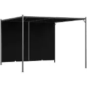 vidaXL Gartenpergola mit Versenkbarem Dach 3x3 m Anthrazit