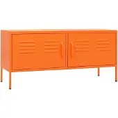 vidaXL TV-Schrank Orange 105x35x50 cm Stahl