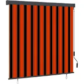 vidaXL Außenrollo 160x250 cm Orange und Braun