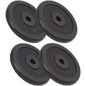 vidaXL Hantelscheiben 4 Stk. 4x7,5 kg Gusseisen