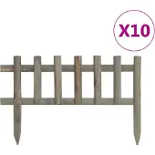 vidaXL Rasenkanten 10 Stk. Tannenholz 4,4 m
