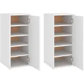 vidaXL Ollinar (2x Schuhschrank mit Tür)