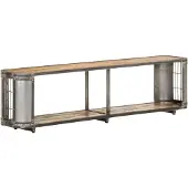 vidaXL TV-Schrank 150x30x40 cm Massivholz Mango