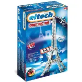 Eitech Bausatz Eiffelturm 45 cm Stahl silber 252-teilig