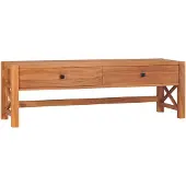vidaXL TV-Schrank 140x40x45 cm Teakholz