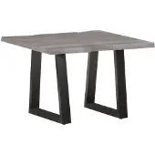 vidaXL Couchtisch mit Baumkanten 60x60x40 cm Massivholz Akazie