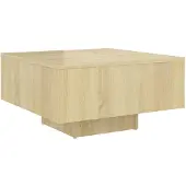 vidaXL Couchtisch Sonoma-Eiche 60x60x31,5 cm Holzwerkstoff