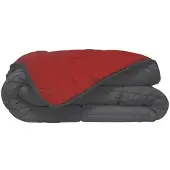 Poyet Motte HUDSON Light duvetn de Mikrofaser 200g / m 220x240cm grau und rot