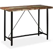 vidaXL Bartisch Altholz Massiv 150x70x107 cm