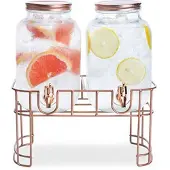 Cosy & Trendy Saftspender Set Mit Fuß 2x3,5l Glas