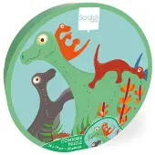 Scratch Dam Kratzpuzzle 30 Teile Konturpuzzle Dinosaurier