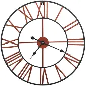vidaXL Wanduhr Metall 58 cm Rot
