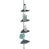Wenko Teleskop Duschecke Easy Silber in Silber | Gr.: onesize