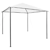 vidaXL Pavillon 3x3x2,9 m Weiß 180 g/m²