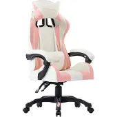 vidaXL Gaming-Stuhl Rosa Kunstleder
