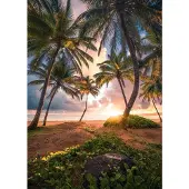 Overig Vliestapete "Digitaldruck Vlies - Vertical Paradise - Größe 200 x 280 cm" bedruckt glatt Wohnzimmer, Schlafzimmer