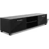 vidaXL TV-Schrank Hochglanz-Schwarz 120x40,5x35 cm