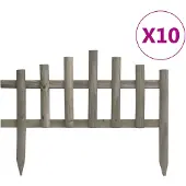 vidaXL Rasenkanten 10 Stk. Tannenholz 4,4 m