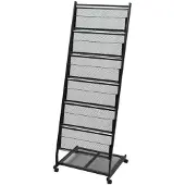 vidaXL Zeitungsständer 47.5x43x133 Cm A4