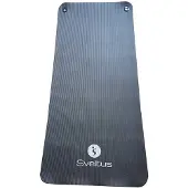 SVELTUS 1359, Universal-Trainingsmatte, Schwarz, Elastomer, 600 mm, 1400 mm, 1 cm